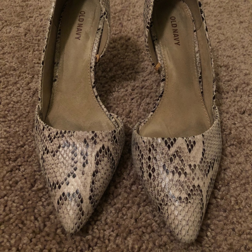Snake Skin Heels
